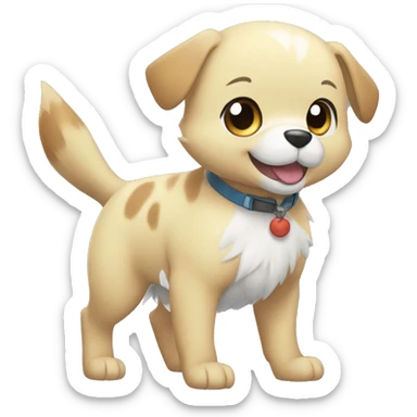 Dog-Fakémon-Pokémon Adoptables Full Body sticker