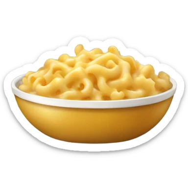 bowl of mac and cheese  sticker