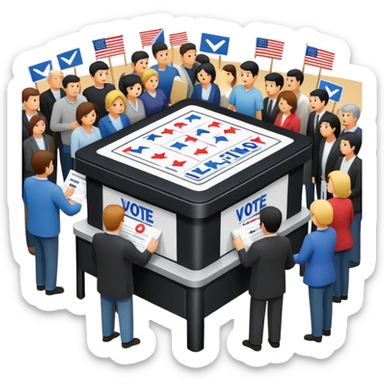 Sala electoral  sticker