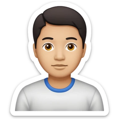 Filipino man at 25 years old sticker