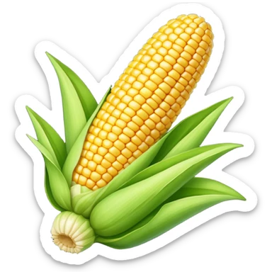 Corn ball sticker