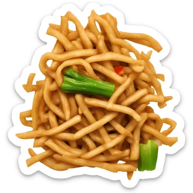 lo mein chicken with veggies sticker