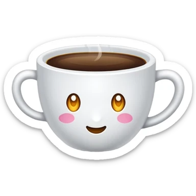чашка кофе sticker