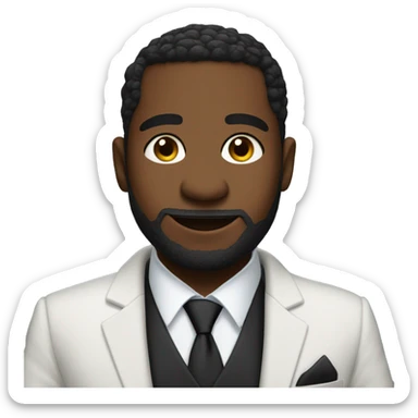 podcast show by 2 blacks guys that look like cats in suits sticker