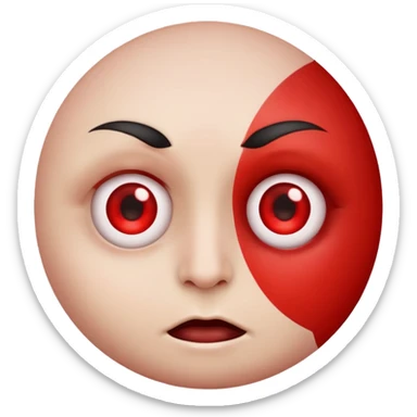 the look emoji if they were high sticker