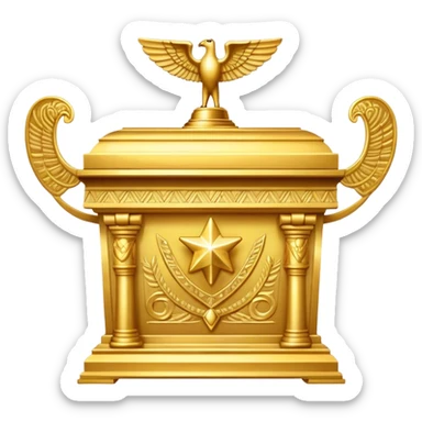 The ark of the covenant ￼ sticker
