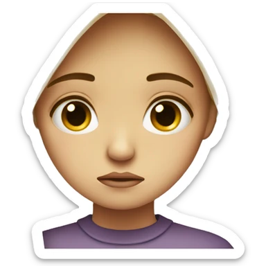 sad crying tears girl sticker