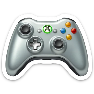 Make me a Xbox 360 emoji on the text sticker