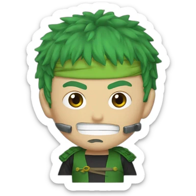 Zoro à Dani sticker