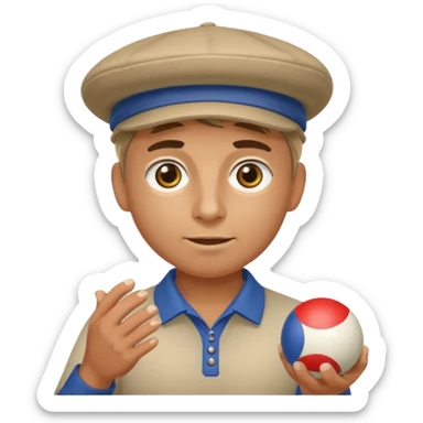 jouer de petanque sticker