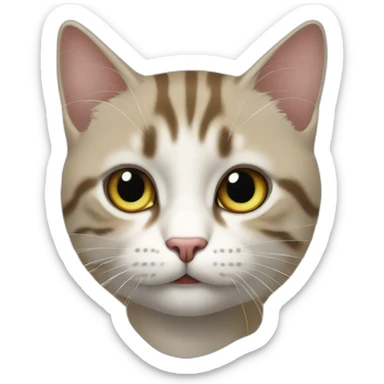 un chat trop mignion sticker