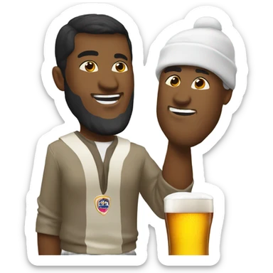 Creed drinking miller lite sticker