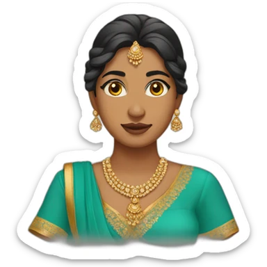 Desi outfit sticker
