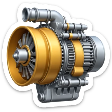 aircraft engine sticker