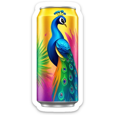 Peacock‘s Punch Energy Drink  sticker