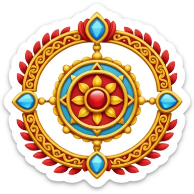 Crea un símbolo en representación a los gitanoss sticker