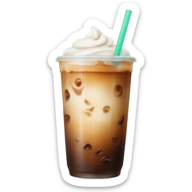 iced coffee sticker