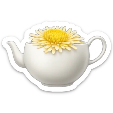 chrysanthemum tea sticker