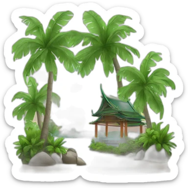 tropical bangkok sticker
