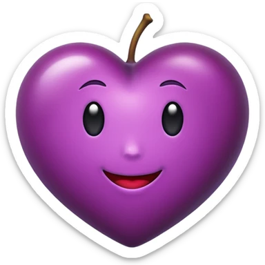 Plum sticker