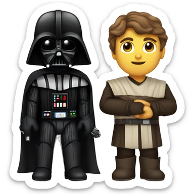 darth vader x anakin skywalker sticker