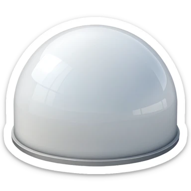 diameter of 4 meters domes with white membrane sticker