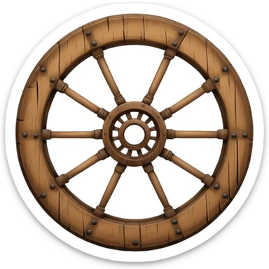 the first wheel invented by humans sticker
