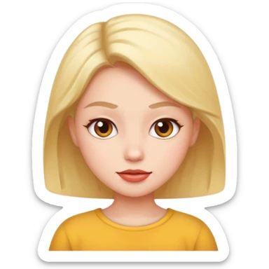 Sassy and cute sticker