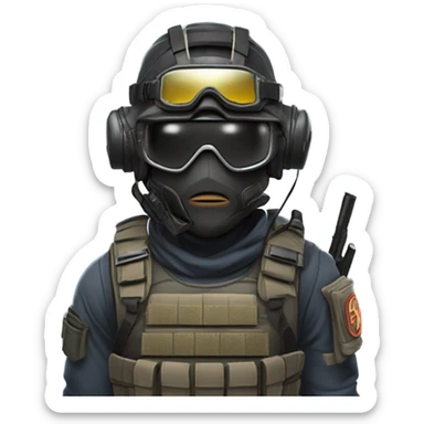 Warden from R6 sticker