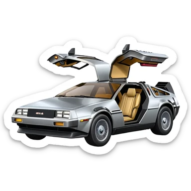 DeLorean DMC-12 sticker