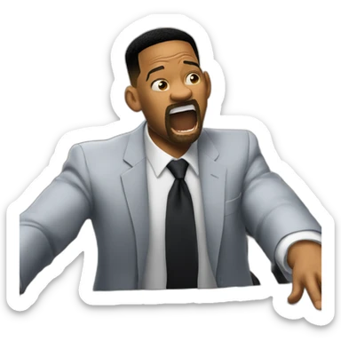 Will smith slap sticker