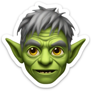 techno goblin sticker