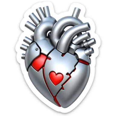 Cœur entierement mécanique  sticker