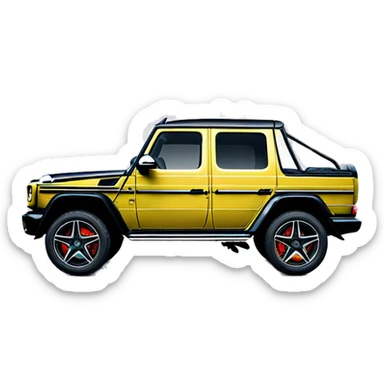 mercedes G63 sticker