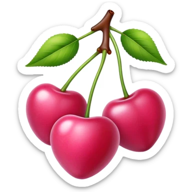 pink cherrys sticker