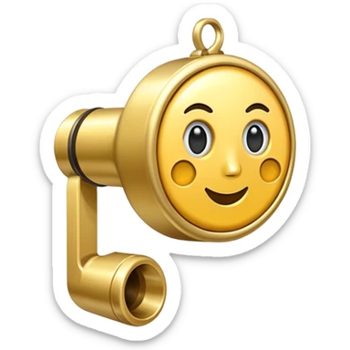 Generate whistle emoj sticker