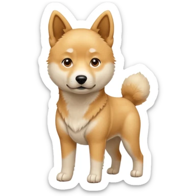 Jindo dog sticker