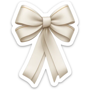 Bow sticker