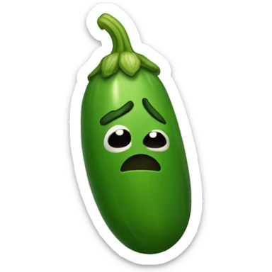 a sad pepino dancing sticker