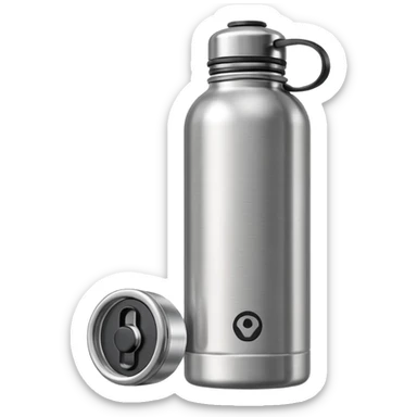 hiking inox water bottle sticker