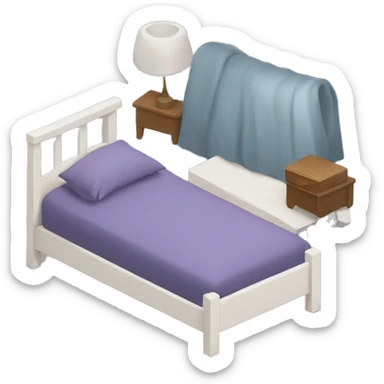 aestetic bed sticker
