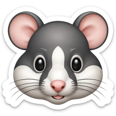 Rata Blanca y negra sticker