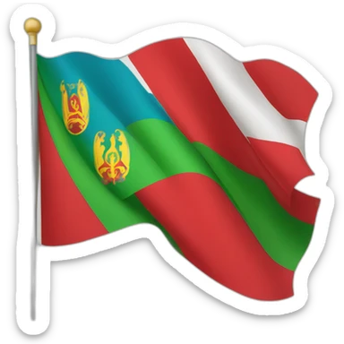 Transnistrian flag sticker