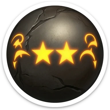 Un emoji de la esfera de dragón de 4 estrellas sticker