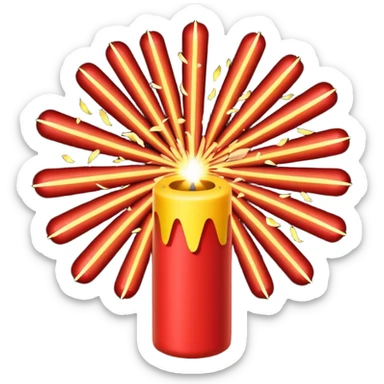 diwali cracker sticker