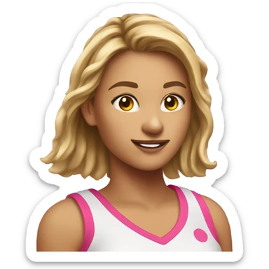 🎀🌷🏐🎾🩰 sticker