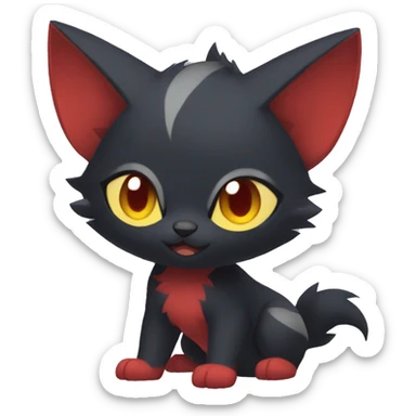 Litten-Zorua-Quiana full body sticker