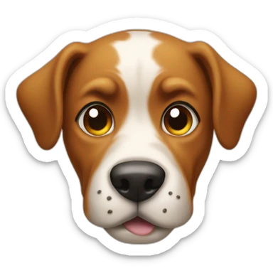 dog taking a nasty poop sticker