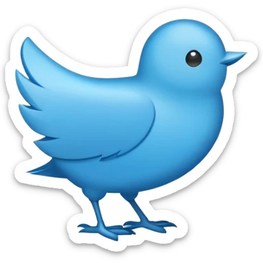 Twitter Logo sticker