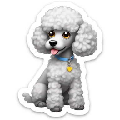 poodle poor sticker